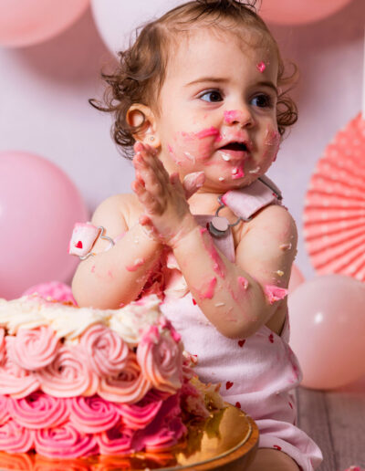 Fotos tarta smash cake en Madrid