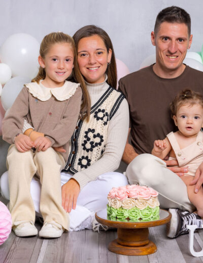 Sesión fotográfica con tarta Madrid