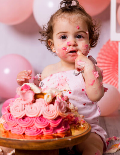 Sesión de fotos cumpleaños bebé