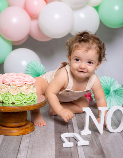 Sesión fotográfica Smash cake bebé