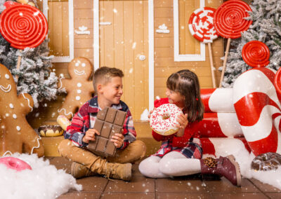 fotografia infantil navidad
