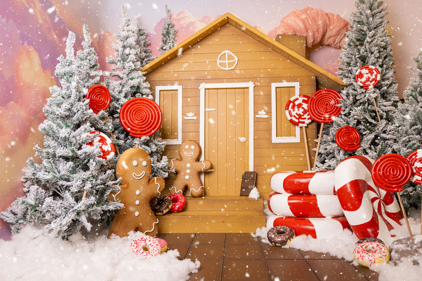 sesión de fotos navidad